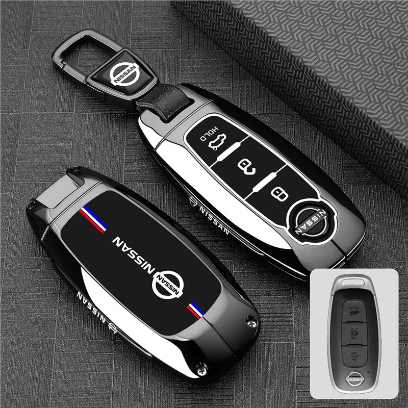 Car Key Case Cover Shell for Nissan X-Trail T33 Serena Rouge Kicks Pathfinder Ariya Rogue Versa 2023 2024 Accessories