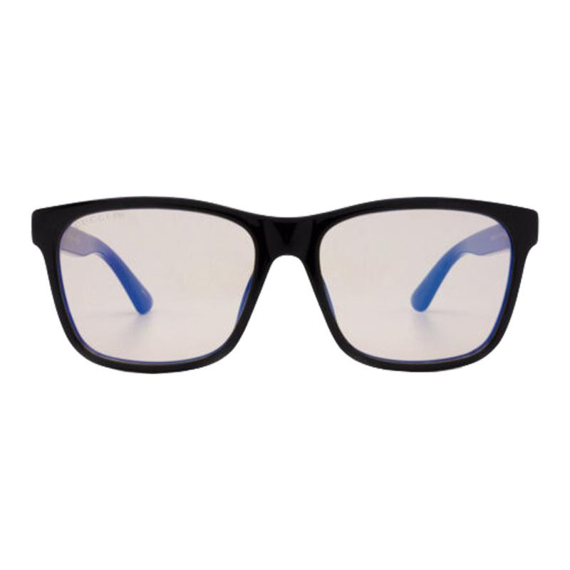 GUCCI Black Square Frame Anti-Blue Light Lens Sunglasses