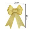 Christmas Bow Red Gold Xmas Tree Large Bowknot For Home Decoration Wedding Navidad New Year Party DIY Hanging Decor