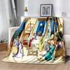 Classic Tv Throw Blanket Golden Girls Friend Ship Flannel Lightweight Plush Fuzzy Cozy Soft Blankets and Throws Custom Blankets