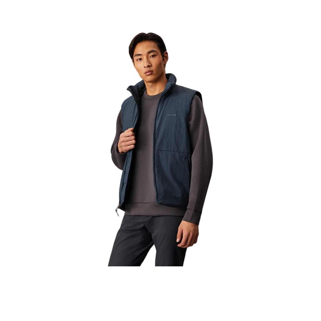 

Calvin Klein Premium Ready-To-Wear Series Minimalist Casual Solid Color Warm Vest Men Vests Navy 40EM559 L