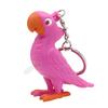 Parrot Keychain With LED Light And Realistic Sound Effect Creative Key Chain Adornment For Nighttime Key Search