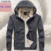 Warm Fleece Jackets Winter Men Cotton Sweatshirts Hooded Jackets Man Zipper Outwear Out Door Coat 
