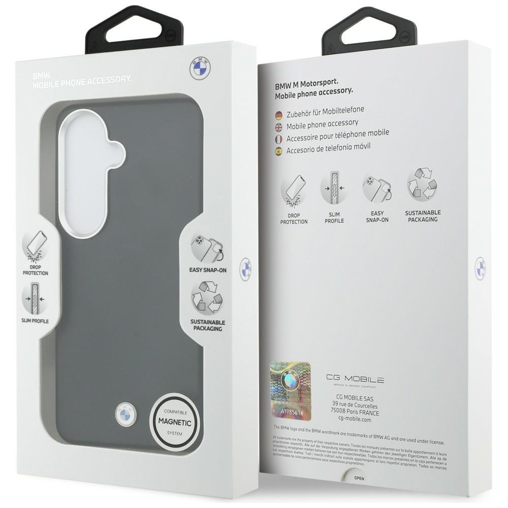 BMW Sign Metal Logo MagSafe Case for Samsung Galaxy S26 Black