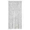 VidaXL Fly Curtain, Insect Screen with Hook, Adjustable Length and Width Door Curtain, Grey 90x220 Cm 377349