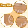Card Box,Wedding Decor Cardboard Receiving Box Table Centerpiece for Reception Graduation