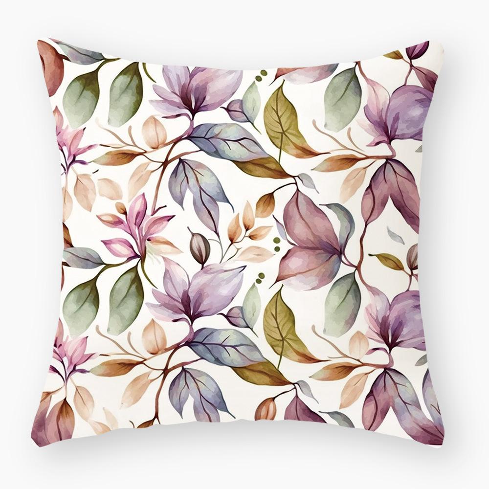 New Plant Floral Printed Sofa Pillowcase Source Waist Pillowcase