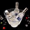 Beer Beverage Ice Bucket Battery Powered LED Ice Bucket Wine Ice Bucket with Colorful LED Light for Night Bar Wedding