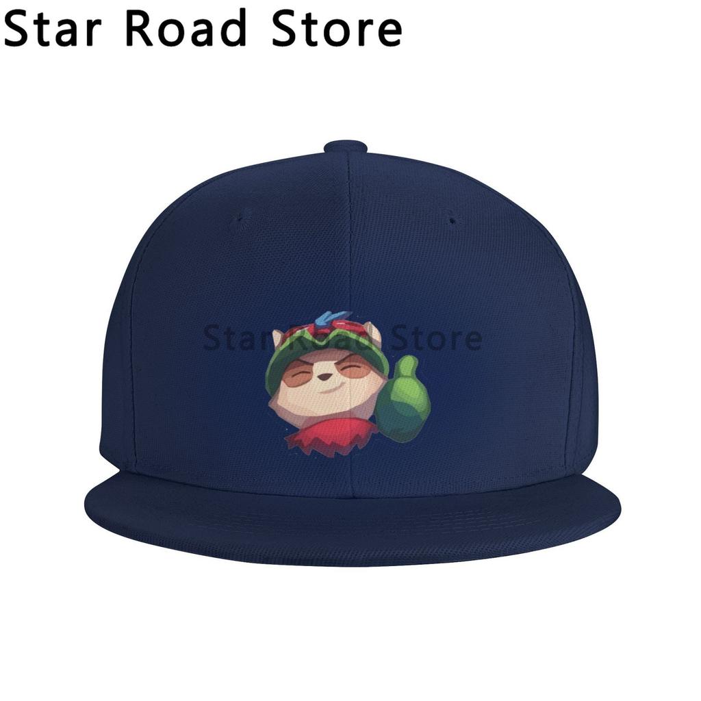 Funny Teemo Print logo Unisex Baseball Caps Peaked Cap League of Legends Game Sun Shade Hats for Unisex Women