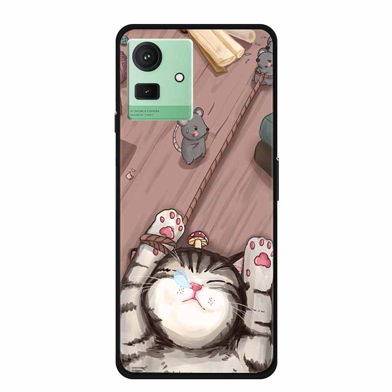 For Cubot Note 50 Case Shockproof Soft Silicone TPU Bumper for CUBOT Note 50 Global Cover Cat Luxury Note50 Cute Cartoon Shell