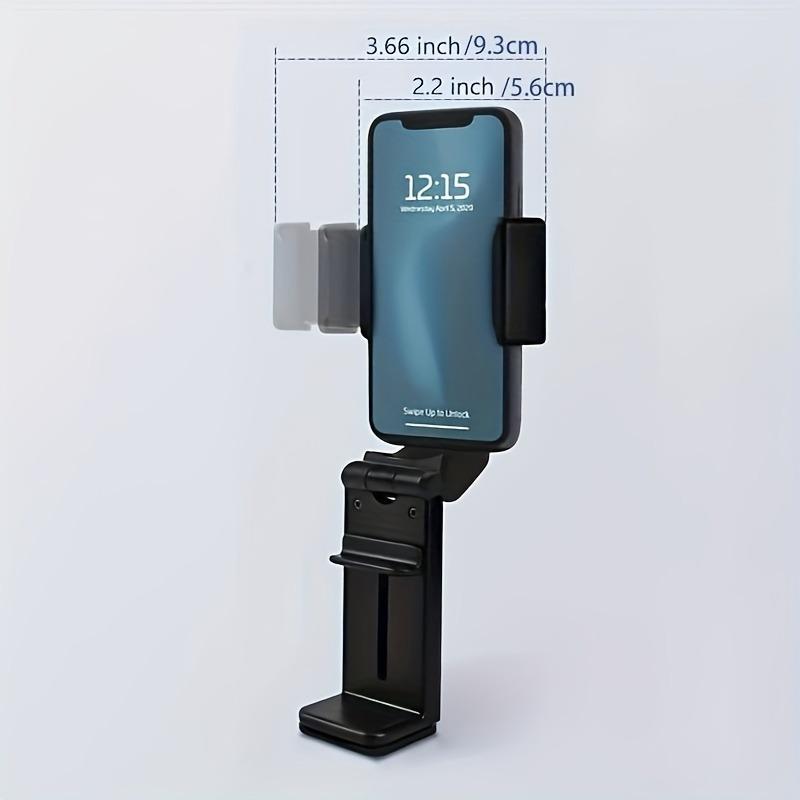 1pc Universal Airplane Phone Stand Holder, 360 Degree Rotation Travel Essentials Phone Mount For Desk, Handsfree Flexible Travel Accessories