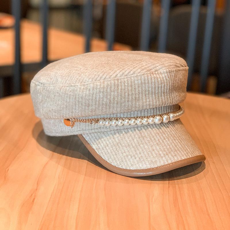 

Navy Hat Fashionable Octagonal Hats Sun Hats Warm Autumn Winter Hats For Women S Fashion Fashion Shows Casual Wear бежевый
