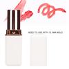 10pcs Square Shape White Four Leaf Clover DIY Empty Lipstick Tube Lipstick Making Tools