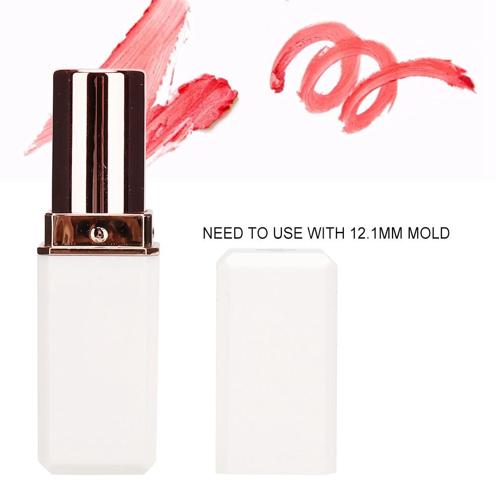 10pcs Square Shape White Four Leaf Clover DIY Empty Lipstick Tube Lipstick Making Tools
