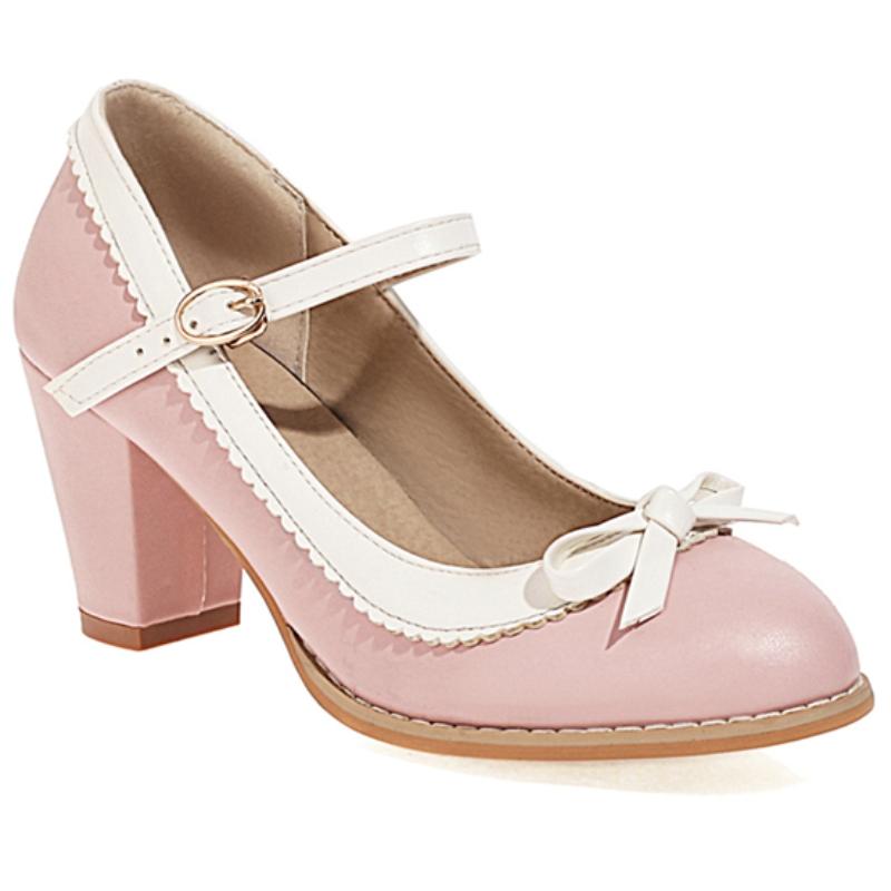 Women's High Heels Loafers Shoes Fashion White Black Blue Red Heeled Party Wedding Shoes Female Dress Pumps Big Large Size 45