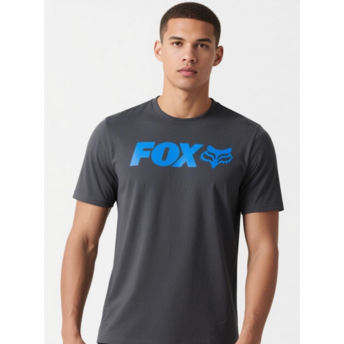 

Тренд Лето 2025 Fox Racing Простой Логотип Высококлассная Роскошная Мужская и Женская Футболка Y2k с Коротким Рукавом и Круглым Вырезом Дышащая L