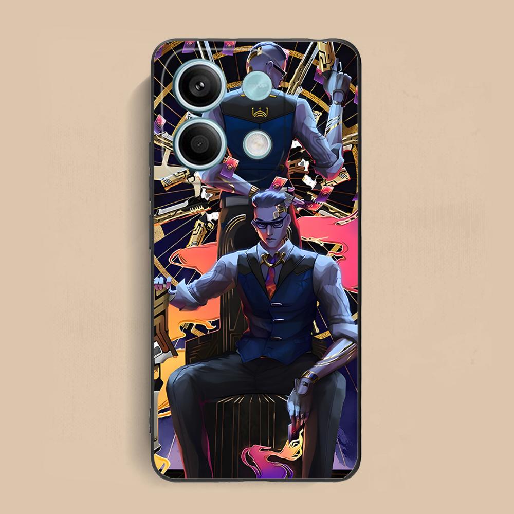 

Valo Chamber Phone Case for Xiaomi Redmi 15 14 13 12 A5 3 2 1 C Plus 4G 5G Soft TPU Shockproof Cover Redmi A1+