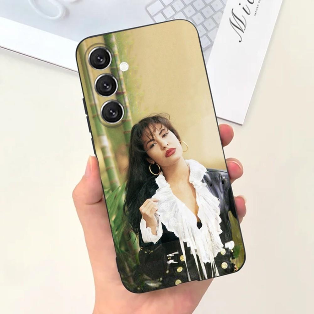 S-Selena Quintanilla Phone Case For Samsung S25,S24,S21,S22,S23,S30,Ultra,S20,Plus,Fe,Lite,Note,10,9,5G Black Cover