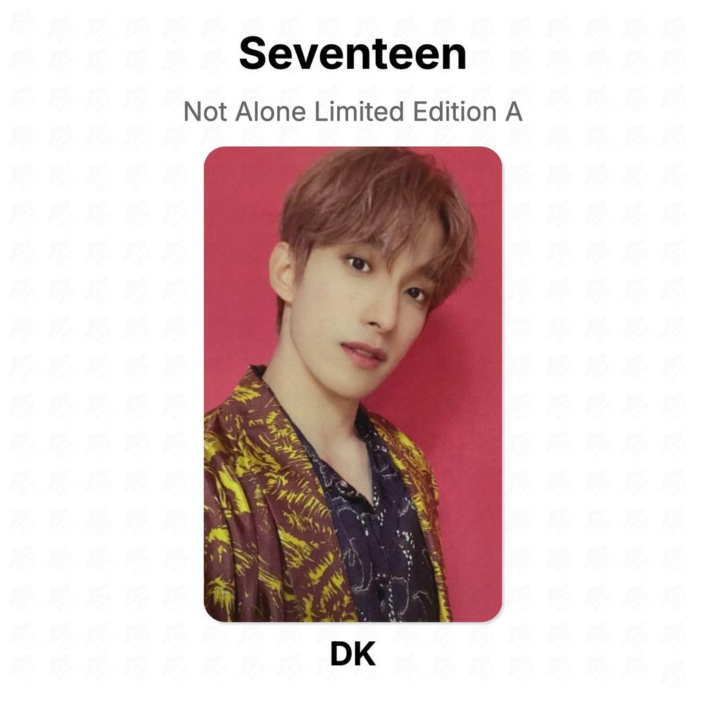Seventeen Not Alone Limited Edition A Official Photocard