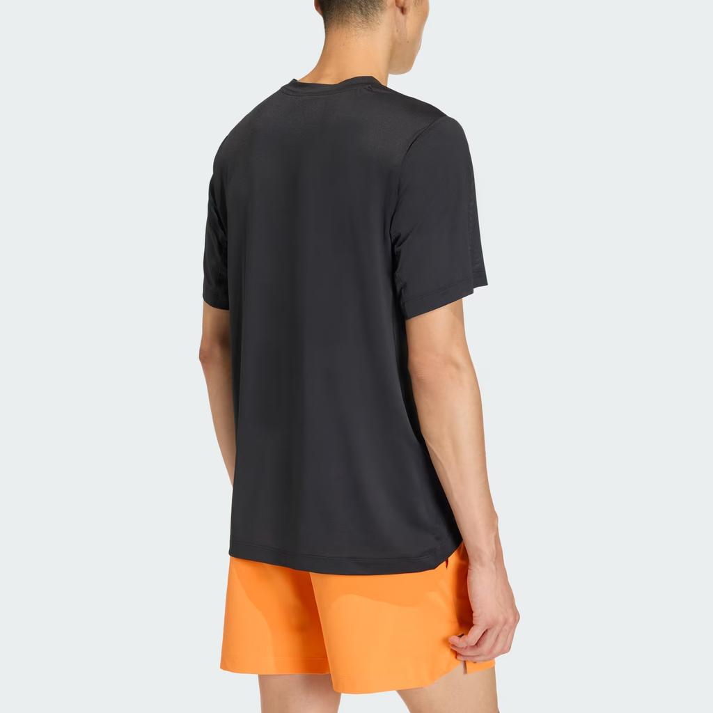 Adidas D4T Essentials Solid Color Round Neck Short Sleeve T-Shirt Men Tops KE9932