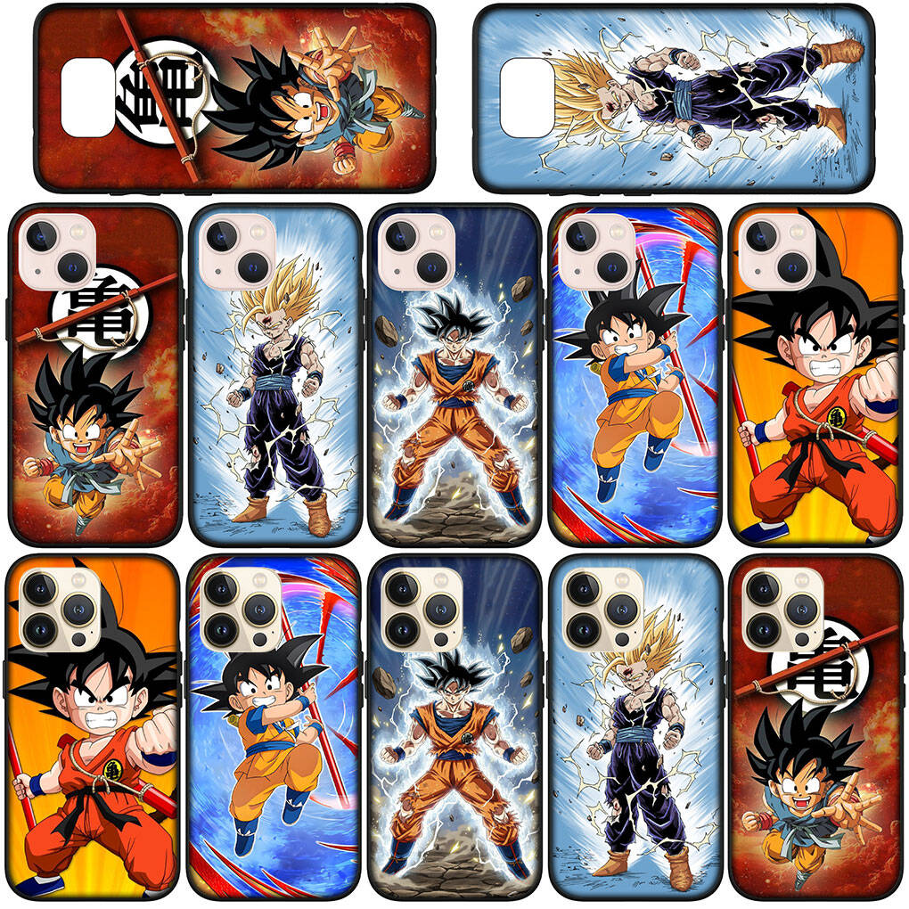 Phone Case for iPhone 17 15 16 Plus Redmi Note 14 12 11 13 Pro Max Huawei P30 P20 Lite OPPO A60 A40 A80 A38 A54 Cartoon Dragon Gokus Gohan Ball Cover