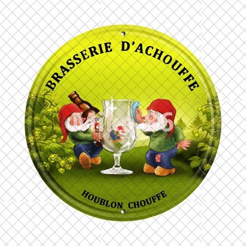 Beer Tin Sign, Metal Wall Decor Plaque 20x20cm
