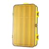 Double-Sided Fishing Tackle Box 18x10x4 5CM Durable Plastic Storage Container with Multiple Compartments for Organizing Lures Hooks and Accessories