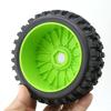 1/8 Buggy Tires OD 118mm And Wheels 17mm Hex Rubber RC Off Road Tyres For 1:8 Scale Buggy Truck Car HSP Kyosho MP10 VRX HPI 4PCS