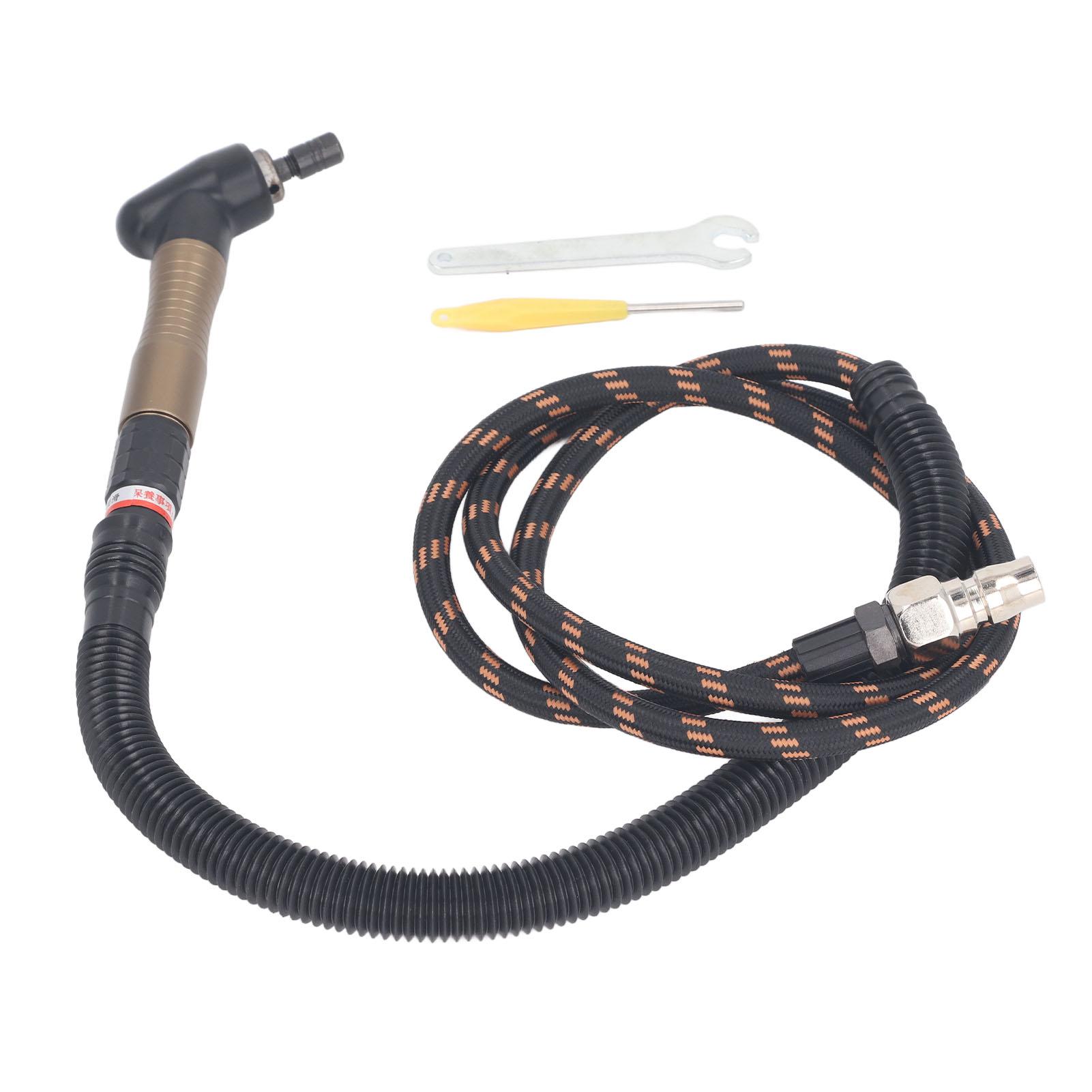 

Комплект пневматической шлифовальной машины Air Micro Die Grinder с поворотным переключателем 23500 об/мин, локтевой пневматический шлифовальный карандаш для полировки