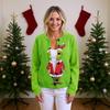 Women'S Christmas Sweater Cute Fun Christmas Sweater Fall And Winter Long Sleeve Knitted Sweater