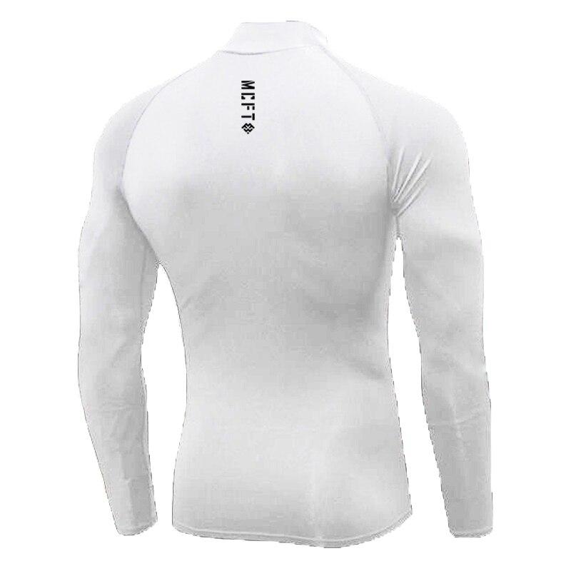 

Muscleguys, весенне-осенняя эластичная профессиональная одежда для бега и фитнеса, мужские тренировочные быстросохнущие спортивные футболки с длинными рукавами XXL белый