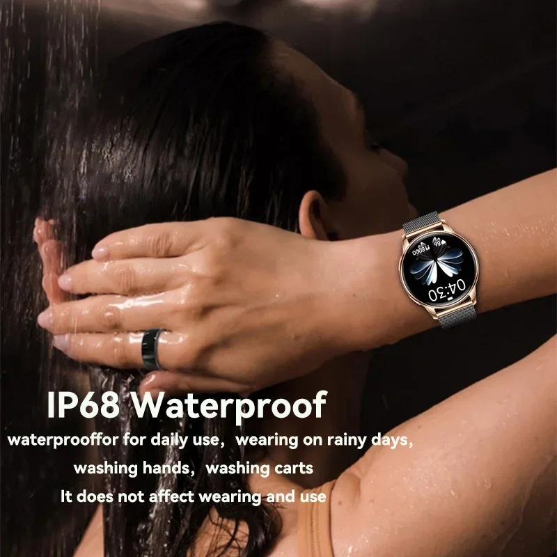 SACOSDING Smart Watches for Women(Answer/Make Call), Fitness Watch with Heart Rate/Sleep/Spo2 Monitor, Smartwatch for Android/iPhone
