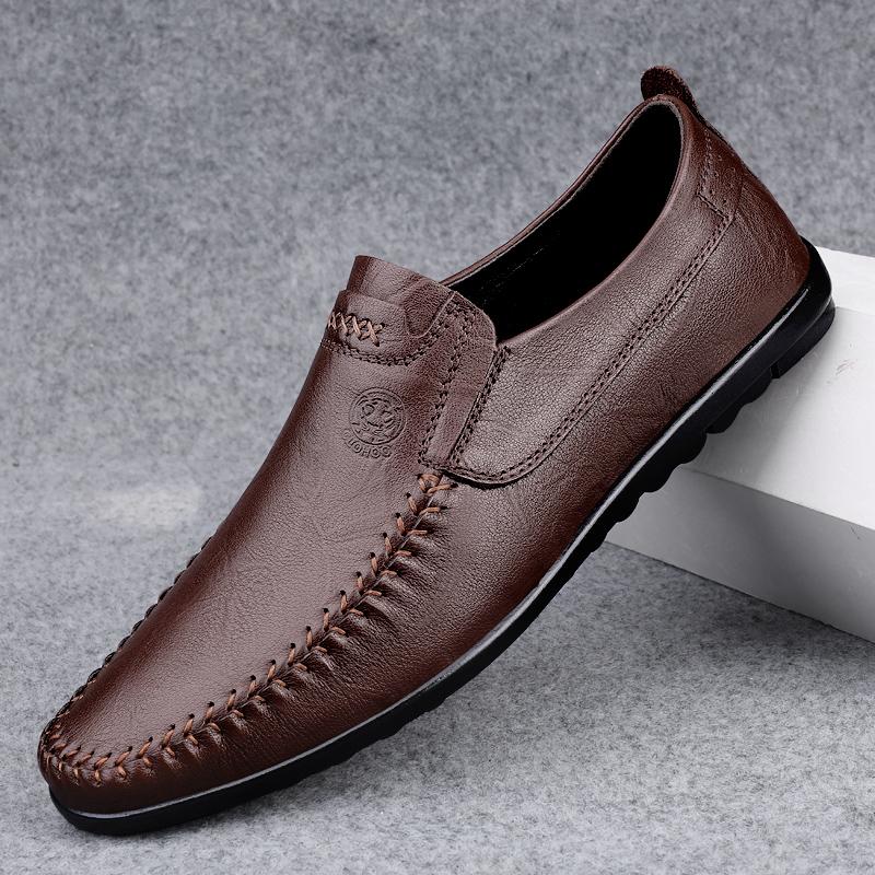 Men' Shoes Casual Formal Men's Loafers Moccasins Breathable Slip On Male Boat Shoes
