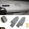 2x Front Door Cover Panels Armrest Leather Fit Honda CR-V Gray 2007-2012 AUXITO