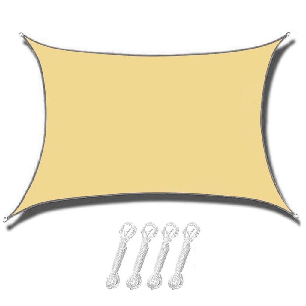 Patio Sun Shade Sail Waterproof Outdoor Canopy Garden Sun-proof Hanging Awning Shelter