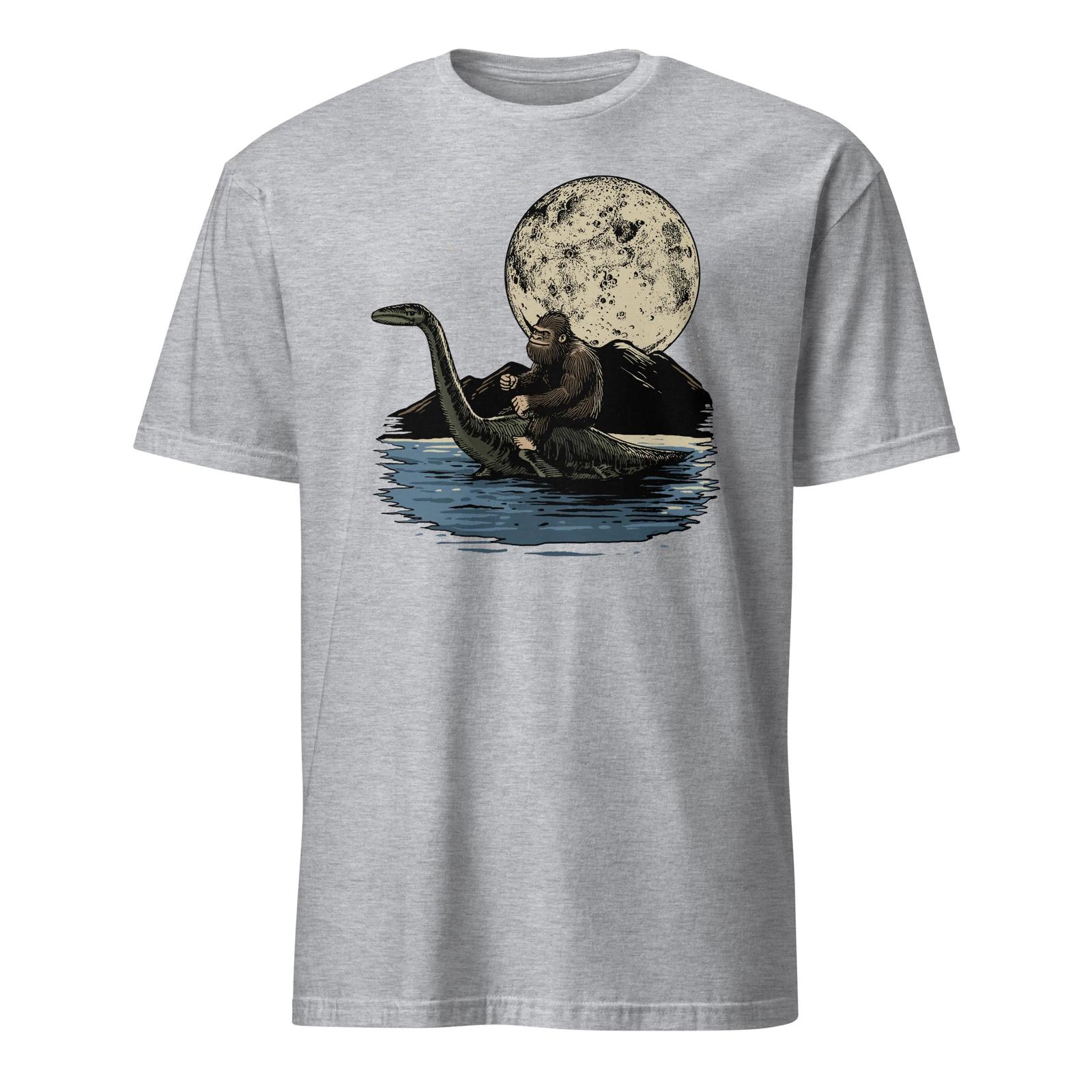 Bigfoot Shirt Loch Ness Nessie Cryptozoology Cryptids T-Shirt Size S-3XL Gift L