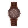 Spot GENEVA Silicone Watch Colored Jelly Student Leisure Watch Three Eyes No Diamond Geneva Watch