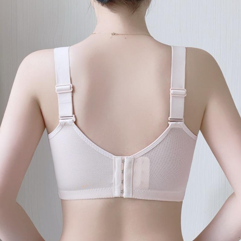 Full Cup Bra Women's Collection Accessory Breasts Gathered Bra Anti Sagging Bra Lace Strapless Bra Summer Thin Bra