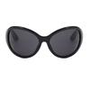 Punk Sunglasses y2k Sunglasses Alien Sunglasses Uv400 Sunglasses Shades Glasses Eyeglasses Wrap Around Sunglasses