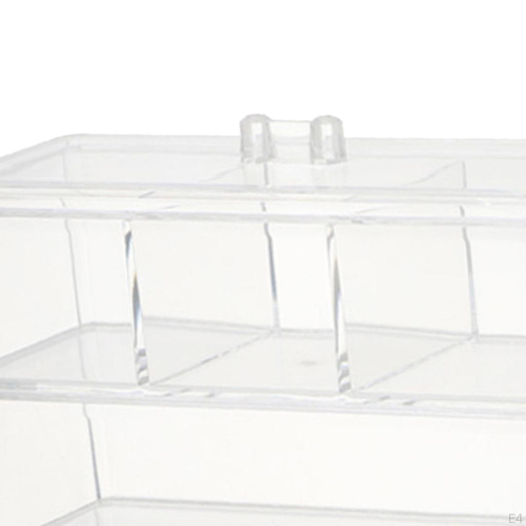 Clear Acrylic Cosmetic Storage Organizer for Lipstick and Jewelry
