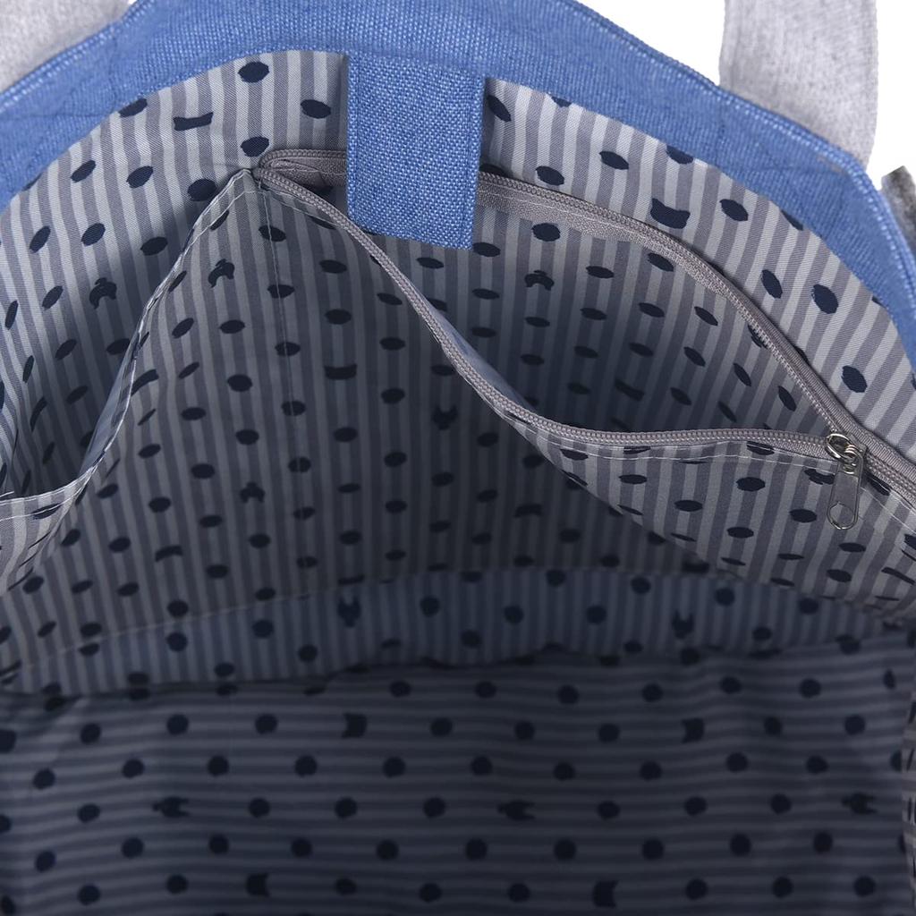 Kusguru Japan Paspel-Tragetasche 236139-02 Blau