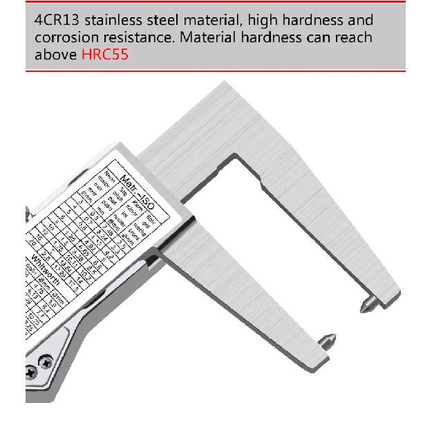 Premium External Groove Tip Digital Caliper Brake Disc Wear Measurement Tool Brake Pad Thickness Measurement Vernier Caliper