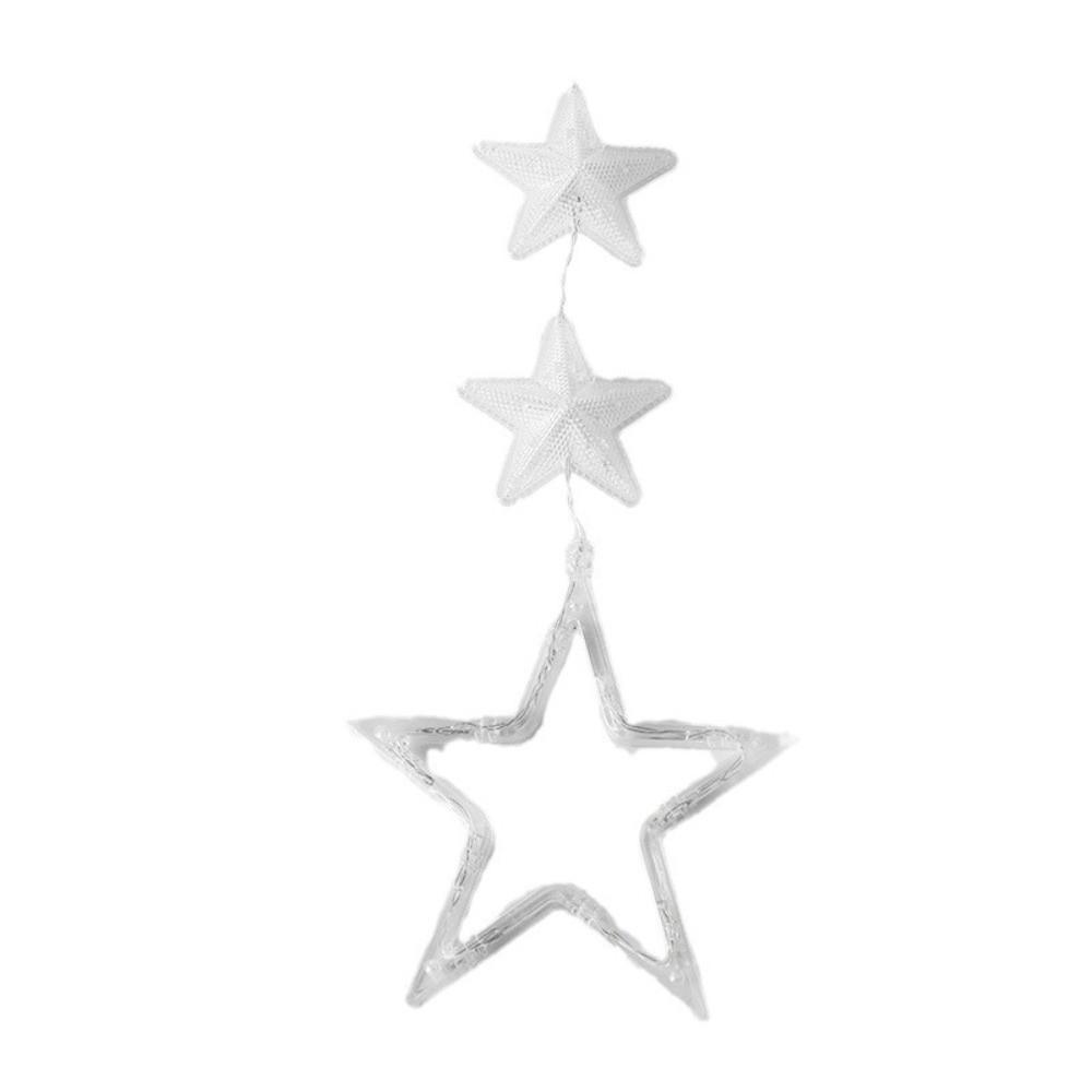 Elk/Snowflake/Bell/Snowman Christmas Hanging Light Christmas Window Lights Christmas Decoration
