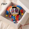 Plush Accessory for Pencil Case Clown Keychain Backpack Cute Stuffed Animal Keyring Soft Skin-friendly Mini Pendant Purse Charm Funny Gift Kids Women