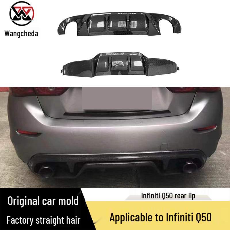 

Carbon Fiber Rear Diffuser for Infiniti Q50 Japanese Version Bumper Modification
