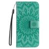 Applicable Motorola Edge 60 Fusion Embossed Mobile Phone Case Sun Flower Flip Leather Case Insert Card Money