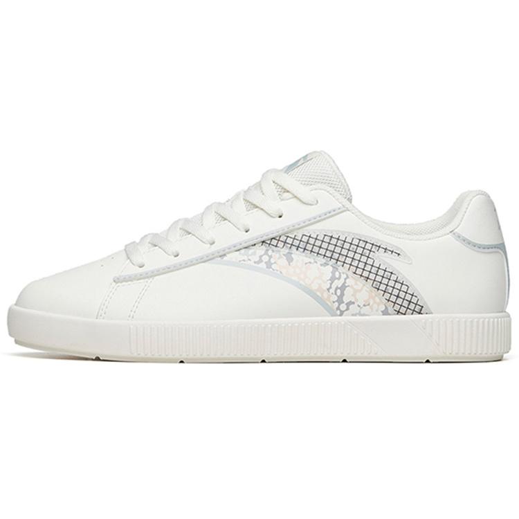 (WMNS) ANTA Skateboarding Series Sneakers  White Green  Women s 122228060-3 EU 35.5