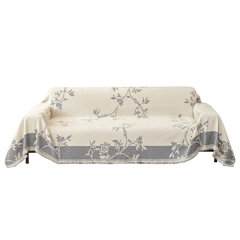 Thickened Double-Sided Sofa Cover Cloth Four Seasons Universal Non-Slip Sofa Cover Sofa Towel Full Cover One-Piece Sofa Cushion