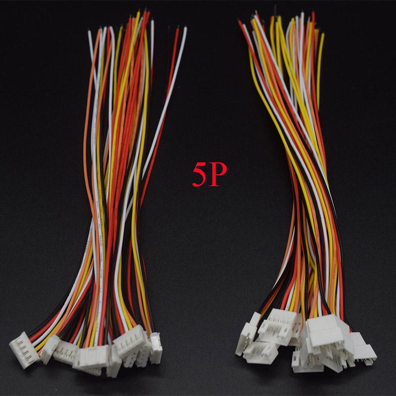 5 Paare Mini Micro JST PH Stecker Buchse Steckverbinder mit Kabeln 2.0 2P 3P 4P 5P 6PIN 100mm 200mm