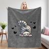 Shy Cat Nap Blanket,Flannel Blanket,Suitable For Sofas,Beds,Cars,Rooms,Offices,Camping,Exquisite Gift Blankets